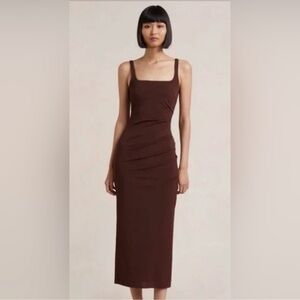 Bec & Bridge Chocolate Brown Tank Maxi Dress